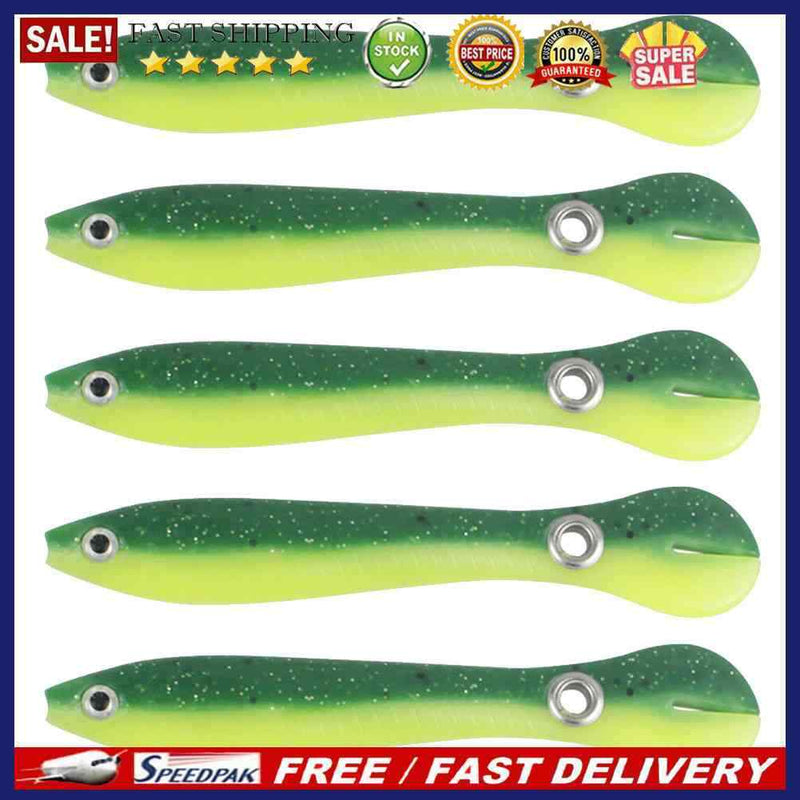 5/10x 10cm 6g Bionic Loach Wobblers Fishing Lures Artificial Swimbait Soft Ba