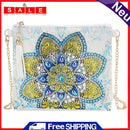 DIY Special Shaped Diamond Painting Leather Shoulder Crossbody Bag Chain Clutch