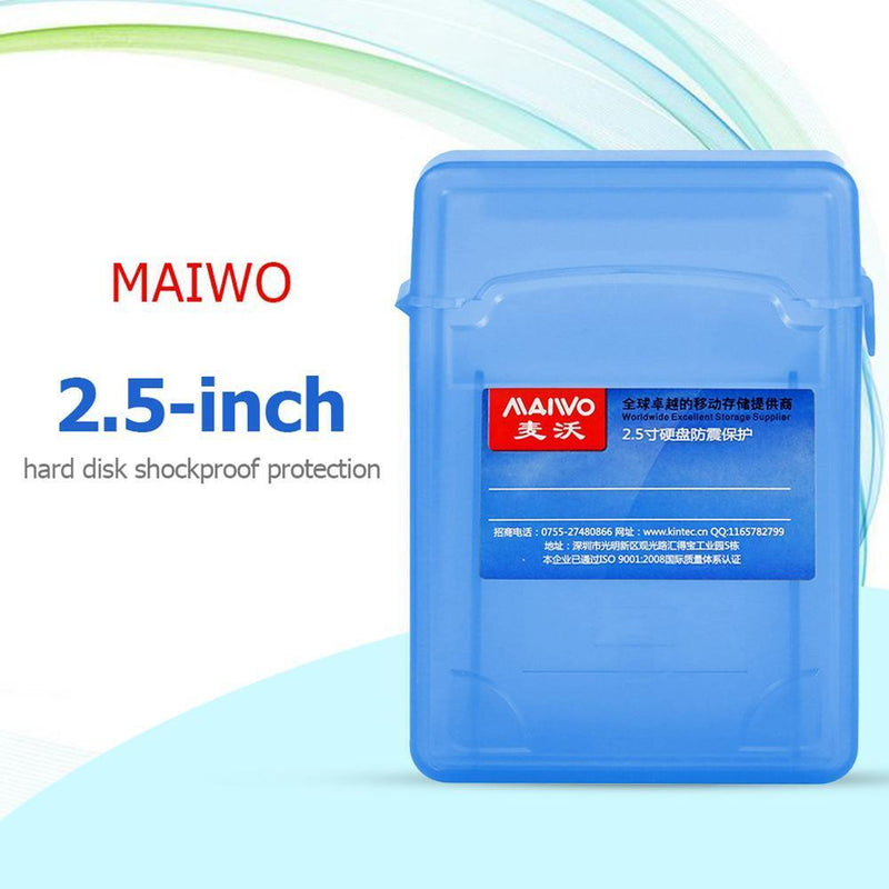 MAIWO KP001 2.5 inch Hard Drive Disk PP Plastic Storage HDD Box Case Tank Holder