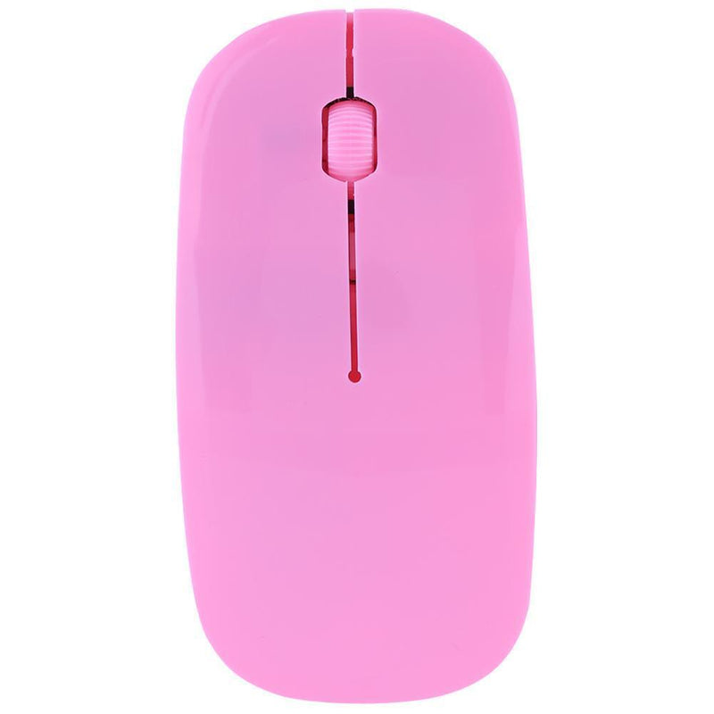 Multicolor 2.4GHz 1000DPI Ultra Thin 3-Button Photoelectric Radio Mouse with 8