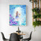 Frameless Girl with Lamp Oil Paint By Numbers DIY Kit Handmade Drawing On Canvas