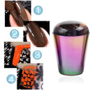 Colorful Transparent Silicone Seal Stamp with Cover DIY Nail Art Tools (02)