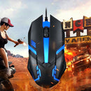 120cm USB 5500DPI 2 Buttons LED Business Mouse Optical Ergonomic for Game Office
