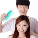 Smooth Comb Portable Wide Tooth Hairdressing Comb Flat Comb (Mint Blue) Newly