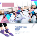Women Yoga Socks Non-Slip Quick-Dry Backless Ballet Pilates Socks (Purple) Newly
