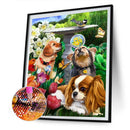5D Diamond Painting Dog Full Round Drill DIY Wall Crafts Animal Mosaic Pictur