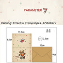 Best Wishes Wishing Message Cards Christmas Greeting Card Merry Christmas