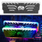 RGB LED Light 6 Mode Automatic Change Desktop Memory Cooling Clip for DDR3 DDR4