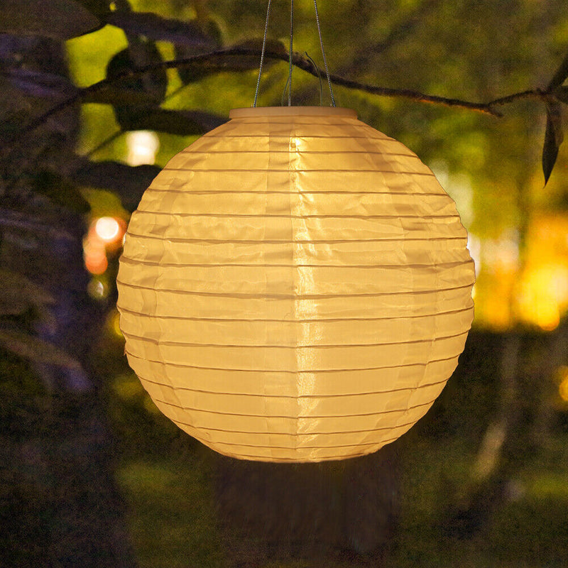Solar Self-Hanging Lanterns Wedding Festival Celebration Decor Hanging Lights