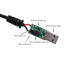 30cm 5V USB Male to 12V Car Cigarette Lighter Socket Female Cable Power Adapter
