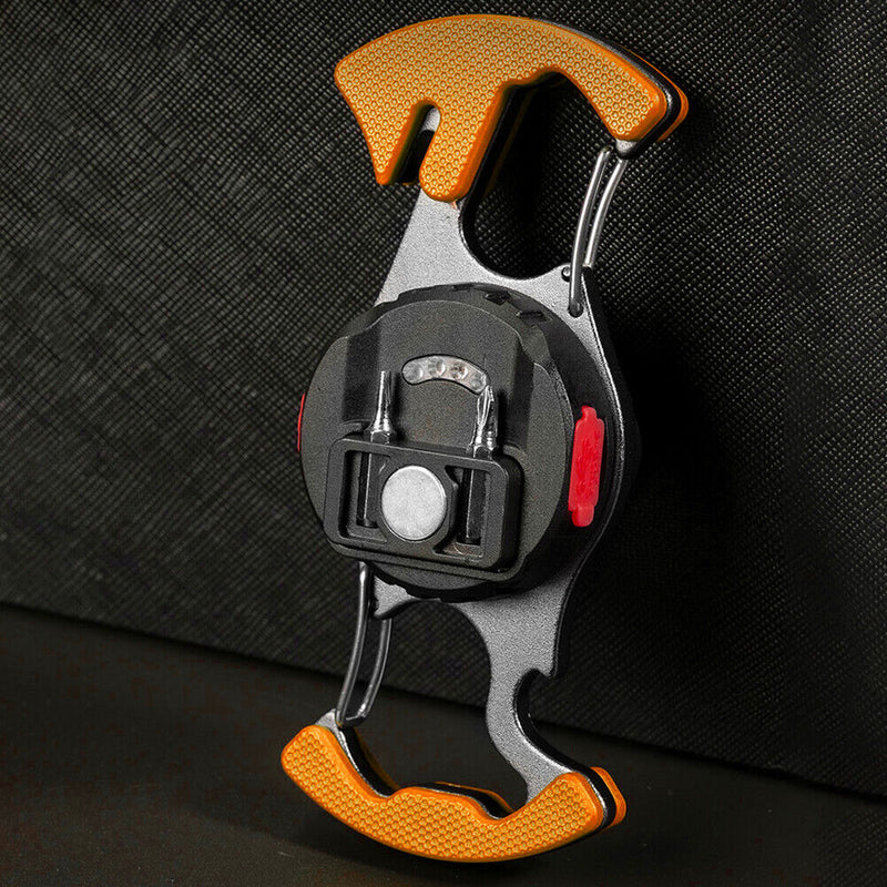 Portable Keychain Flashlight Multifunction Camping Bottle Opener Work LED Lig