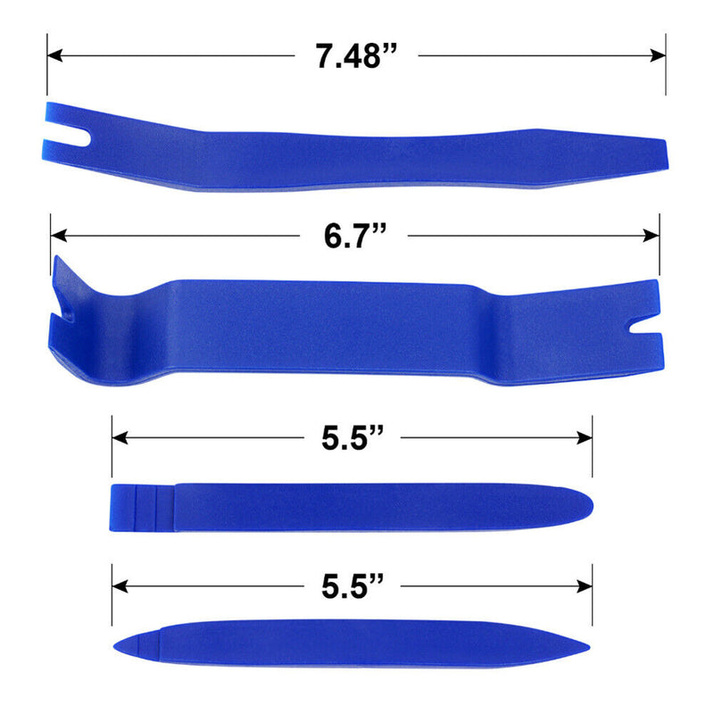 5pcs/set Car Radio Dashboard Audio Panel Door Trim Panel Clip Remover Pry Kit