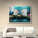2 Bears 5D Diamond Painting Embroidery DIY Craft Cross Stitch Home Decor