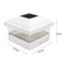 LED Solar Column Light Pillar Lamp Outdoor Villa Yard Garden Decor (White)