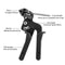 Stainless Steel Cable Tie Fasten Pliers Tensioner Fastening Cutting Tools Newly