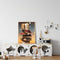 DIY Hand Painted Paint By Numbers Oil Canvas Pictures Book Ladder Kit Wall Decor