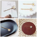 Women Girls Daisy Flower Hairpins Hair Clip Headdress Wedding Bridal FAST B4Z2