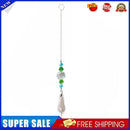 Crystal Glass Clear Chandelier Pendant Faceted Prism Part Hanging Decor (B)