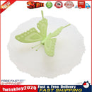 Cute Butterfly Silicone Cup Lids Anti-dust Leakproof Mugs Cover (Green) Newly