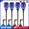 Landscape Solar Flame Torch Light Waterproof Garden Yard Street Lamp (4pcs)