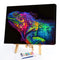 50x40cm Colorful DIY Paint By Numbers Kit Colorful Lizard Home Decorative Gift