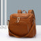 PU Large Capacity Diaper Bag Mommy Bag Backpack for Travel Totes (Brown)