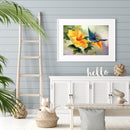 Frameless Painting By Numbers DIY Bird Honey Canvas Oil Picture Craft Decor Kit