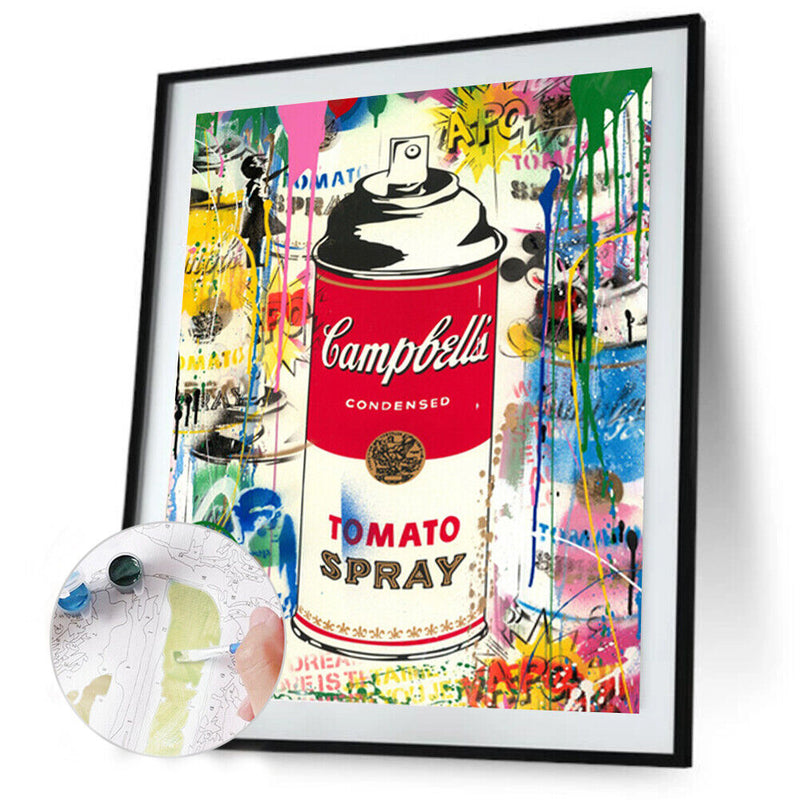Oil Paint By Numbers Street Graffiti Coloring Digital Drawing