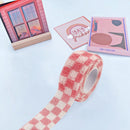 Self Adhesive Tape Elastic Bandage Finger Protector Wrap (Pink Plaid)