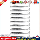 10x 9cm 4.2g Bionic Mandarin Fish Fishing Lures Artificial Soft Bait (1) Newly