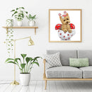 Part Drill Special Shaped DIY Cup Dog Rhinestones Picture 5D Diamond Painting
