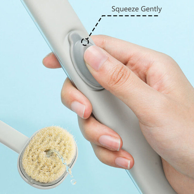 4pcs Bathroom Body Brushes Long Handle Skin Massager Cleaning Brush Multipu