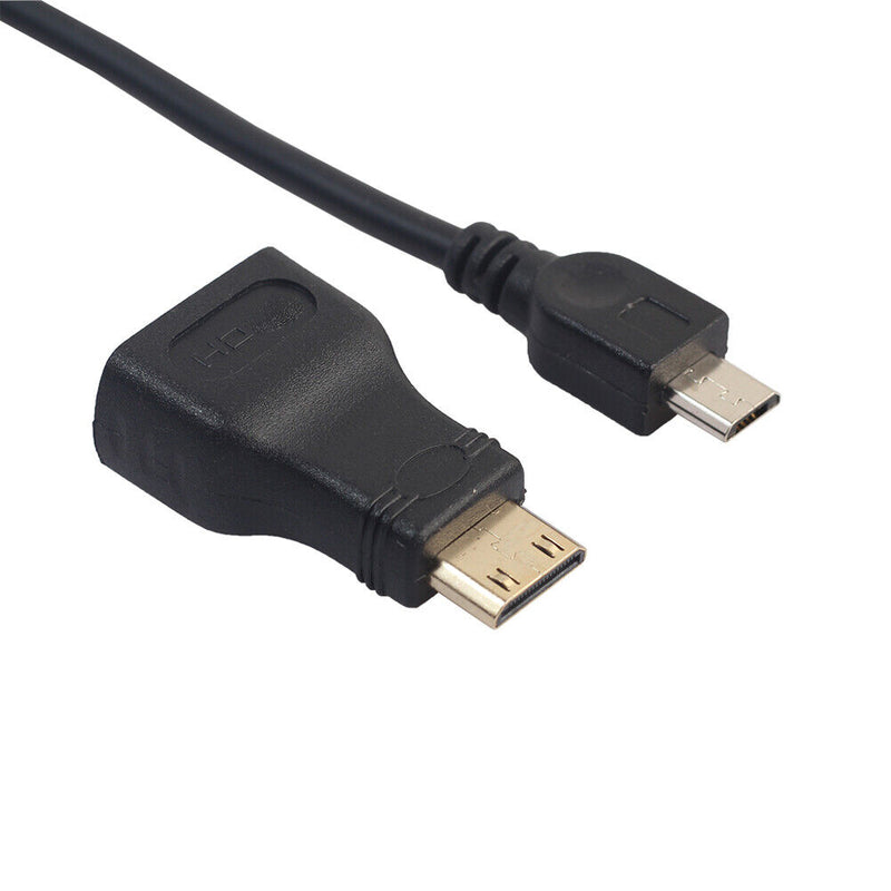 3 in 1 Kit Mini HDMI-compatible to HDMI-compatible+Micro USB+GPIO Header fo
