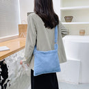 Fashion Women Plush Cherry Print Shoulder Messenger Bag Winter Handbags (D)
