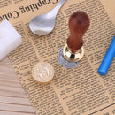 Ancient English Alphabet Letter Metal Seal Wax Stamps Sticks Candles Set (G