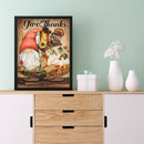 5D DIY Full Round Drill Diamond Painting Kit Thanksgiving Gnome Drawing Art