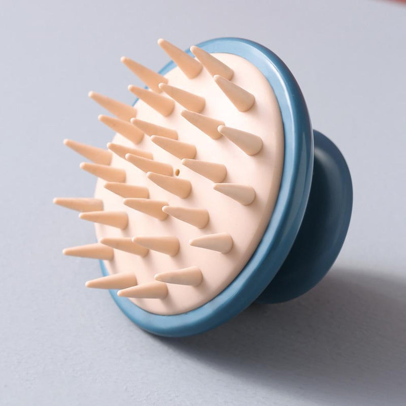 Handheld Scalp Massage Brush Portable Shampoo Brush Hair Care Comb (Blue)