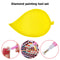 2x Diamond Painting Tray Leaf-shaped Rhinestone Drill Plate Handmade Craft Tools