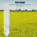 Transparent Measurement Rain Water Gauge Outdoor Garden Ground Rain Gauge Device