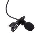 Wired Condenser Hands-free Mike Clip-on Lapel Microphone Link To Smartphone