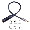 2pcs Audio Cable 3.5mm Male to 6.35mm Female Phones Stereo Audio Adapter Newly