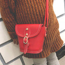 Children Kids Handbag PU Girl Shoulder Messenger Crossbody Bucket Purse/Red
