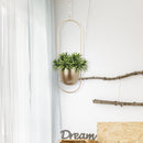 Succulent Chain Hanging Basketball Garden Nordic Chain Swinging Flower Pots Holder