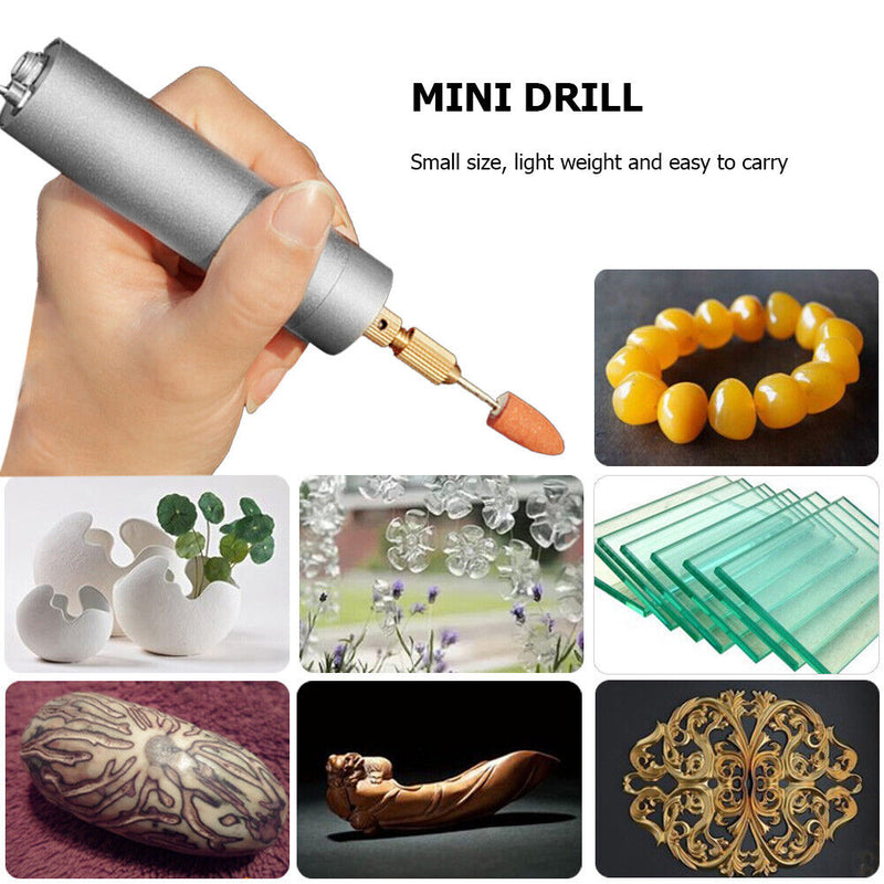 Portable Handheld Micro USB Drill Lightweight Electric Drill Jewelry Making Tool