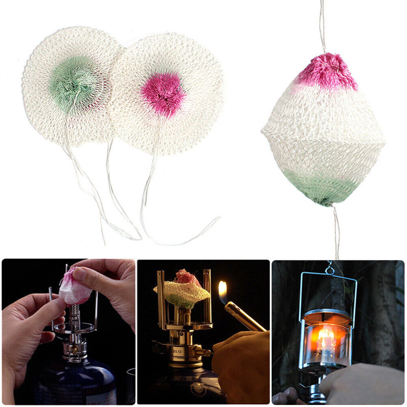 Outdoor Camping  Gas Lantern Mantles Safety Kerosene Lamp Gauze Light