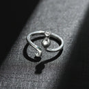 Jewelry Finger Wear Thimble Knitted Ring Crochet Loop Sewing Hook Knitting Loop