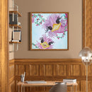 5D DIY Partial Special Shaped Drill Diamond Painting Big Eye Bird Wall Art Craft