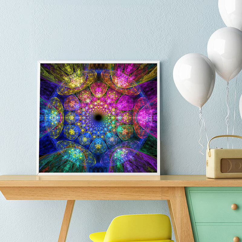 Abstract Jellyfish Oil Paint By Numbers Kits Canvas Picture Wall Art DIY