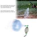 Small Net, Fishing Net w/ Night Glowing Beads Ball Ring Bearing Connector