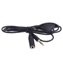 Earphone in Line Volume Control Cable Male to F 3.5mm Stereo Audio Adaptor Newly
